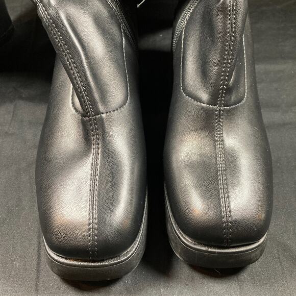 Wild Fable Women's Azzahya Stretch Tall Dress Boots with Memory Foam Insole 8 - Picture 3 of 6